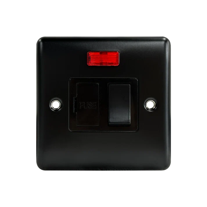 13A Switched Spur c/w Neon Matt Black