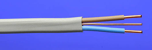 E/ CABLES TWIN & EARTH 6242Y  2.5MM GREY 10MTR