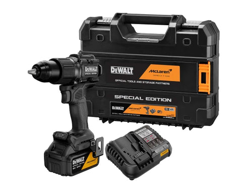 DEWDCD86MP1T DCD86MP1T McLaren F1 Combi Drill 18V 1 x 5.0Ah Li-ion