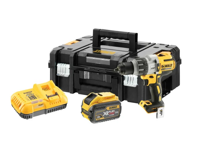 DEWALT Brushless Combi Drill 18V 1 x 9.0/3.0Ah FlexVolt Li-ion  DEWDCD996X1 DCD996X1 XR