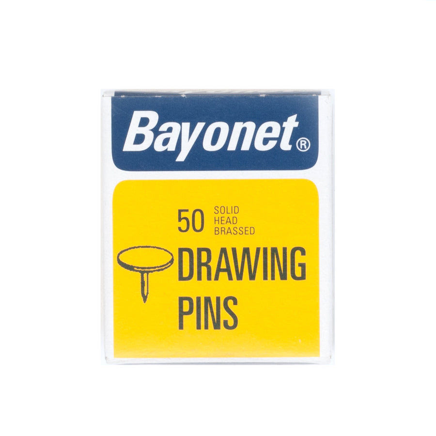 BAYONET DRAWING PINS BRASSED