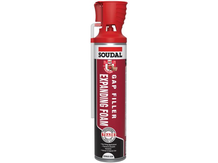 GAP FILLER  EXPANDING  FOAM  GENIUS GUN 600ML
