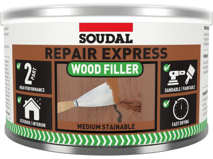 WOOD FILLER 2 PART HP MEDIUM STAIN 500g