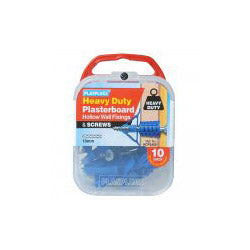 PLASTERBOARD FIXINGS AND SCREWS  HWHS010 HEAVY DUTY