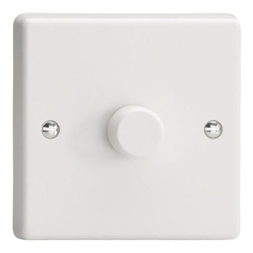 DIMMER  1GANG 2-WAY PUSH ON/OFF ROTARY LED