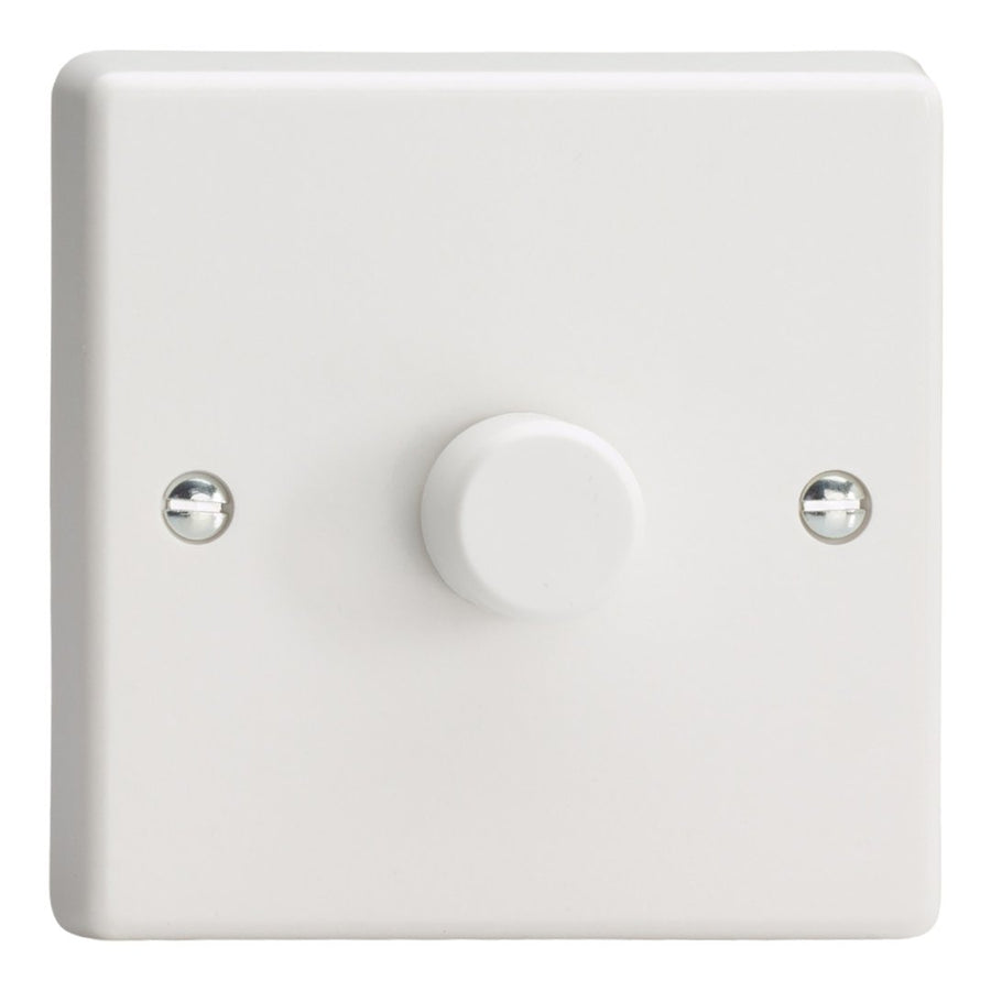 DIMMER  1GANG 2-WAY PUSH ON/OFF ROTARY LED