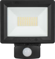 LUCECO ESSENCE 30W PIR FLOODLIGHT WITH BALL JOINT 1M CA