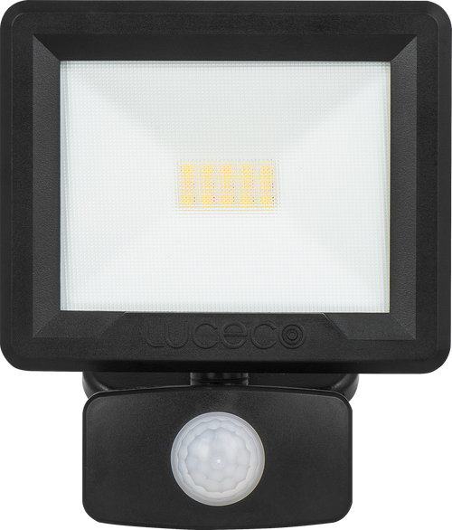 LUCECO ESSENCE 10W PIR FLOODLIGHT WITH BALL JOINT 1M CA