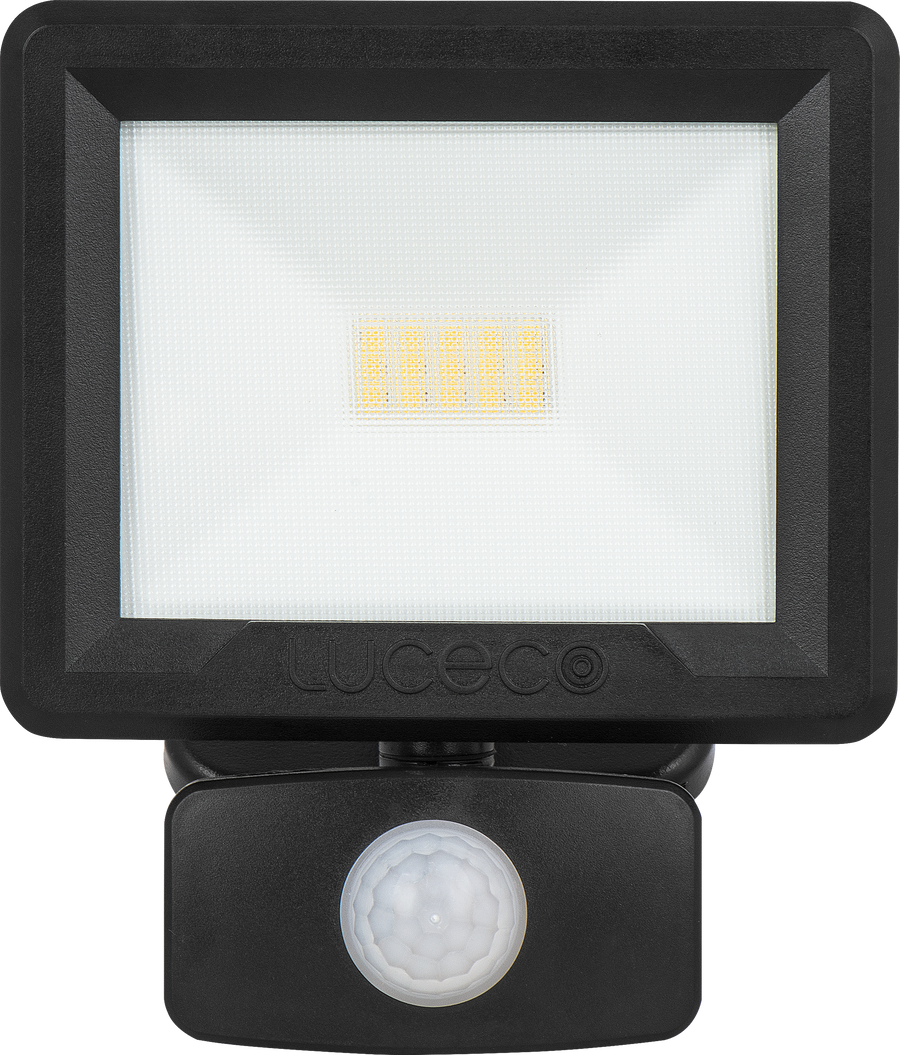 LUCECO ESSENCE 10W PIR FLOODLIGHT WITH BALL JOINT 1M CA