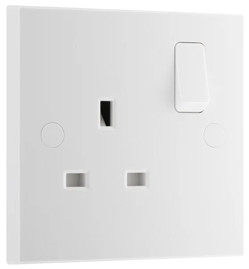 ELECTRICAL WH SQ 13A SP 13A 1G SW SKT