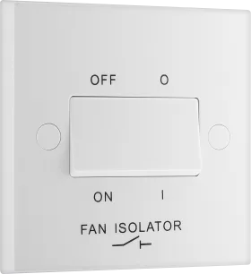 ELECTRICAL  WH SQ 10AX 3POLE FAN ISO
