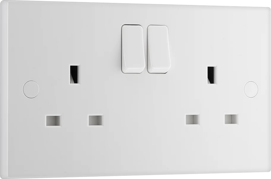 ELECTRICAL  DOUBLE SOCKET SP 13A 2G SW SKT