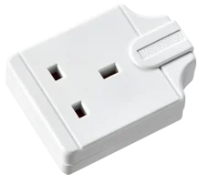 1 SOCKET 13A  WHITE