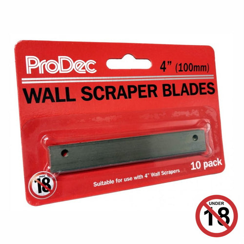 WALL SCRAPER BLADES 4"  (10 PACK)