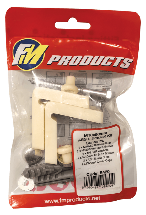 L SHAPED  SANITARY FIXING  KIT