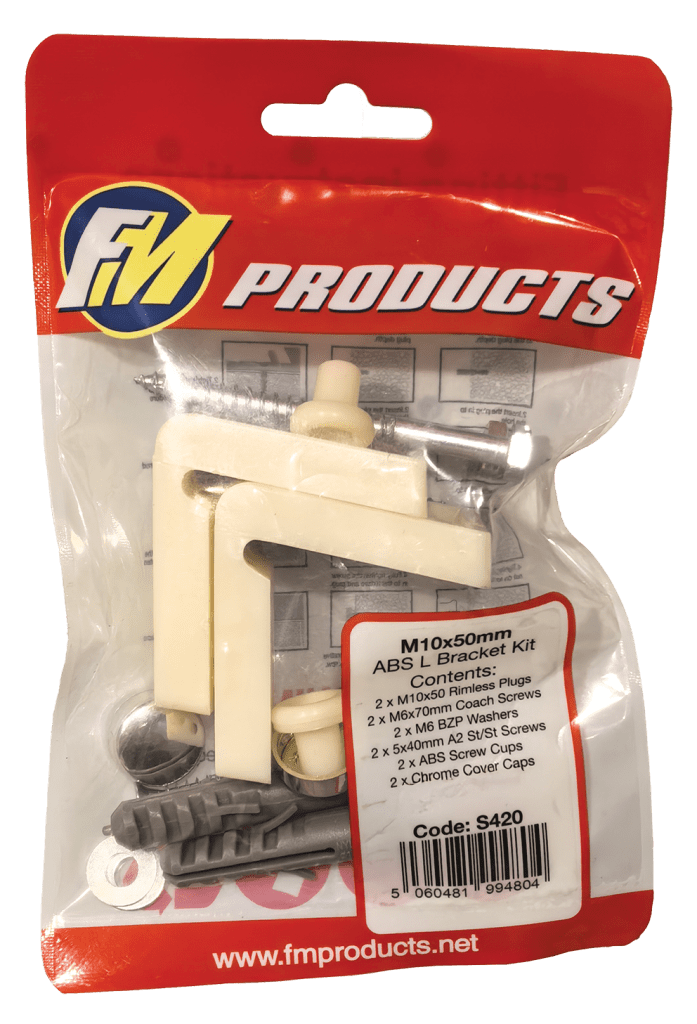 L SHAPED  SANITARY FIXING  KIT