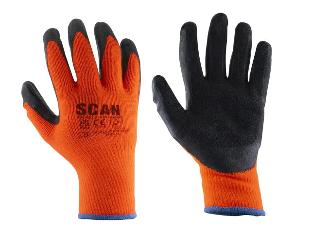THERMAL  LATEX  COATED  GLOVE SIZE 9   (PACK 5)