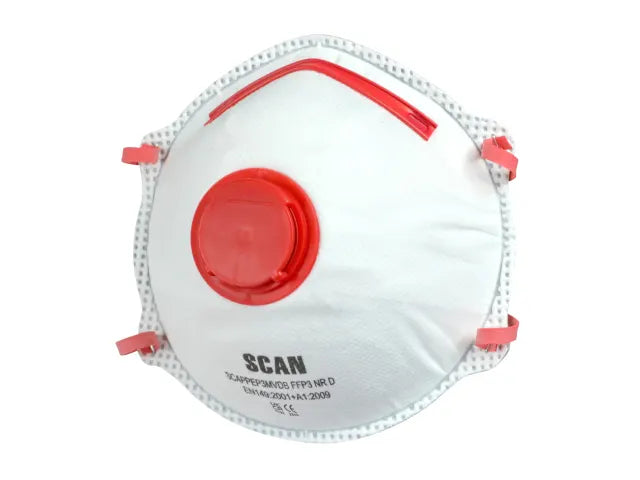 MOULDED  VALVED DISP  MASKS  FFP3