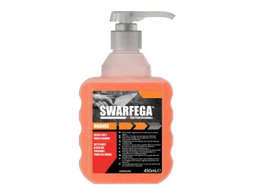 Orange Hand Cleaner Pump Top Bottle 450ml