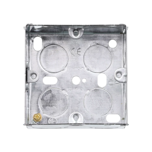 1G 35mm Flush Galv Box 25/20mm K/O
