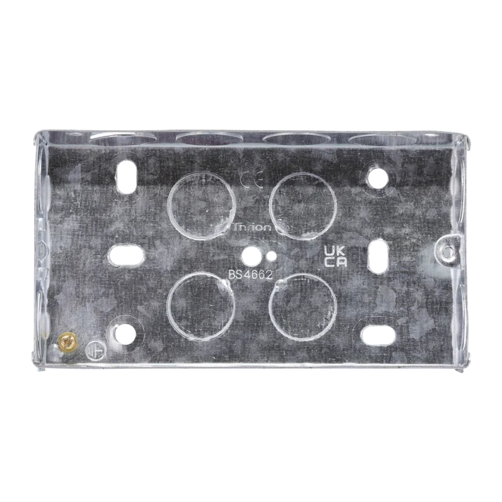 2G 25mm Flush Galv Box