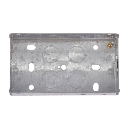 2G 35mm Flush Galv Box 25/20mm K/O