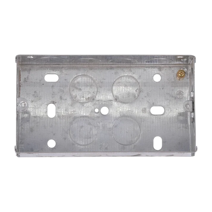 2G 35mm Flush Galv Box 25/20mm K/O