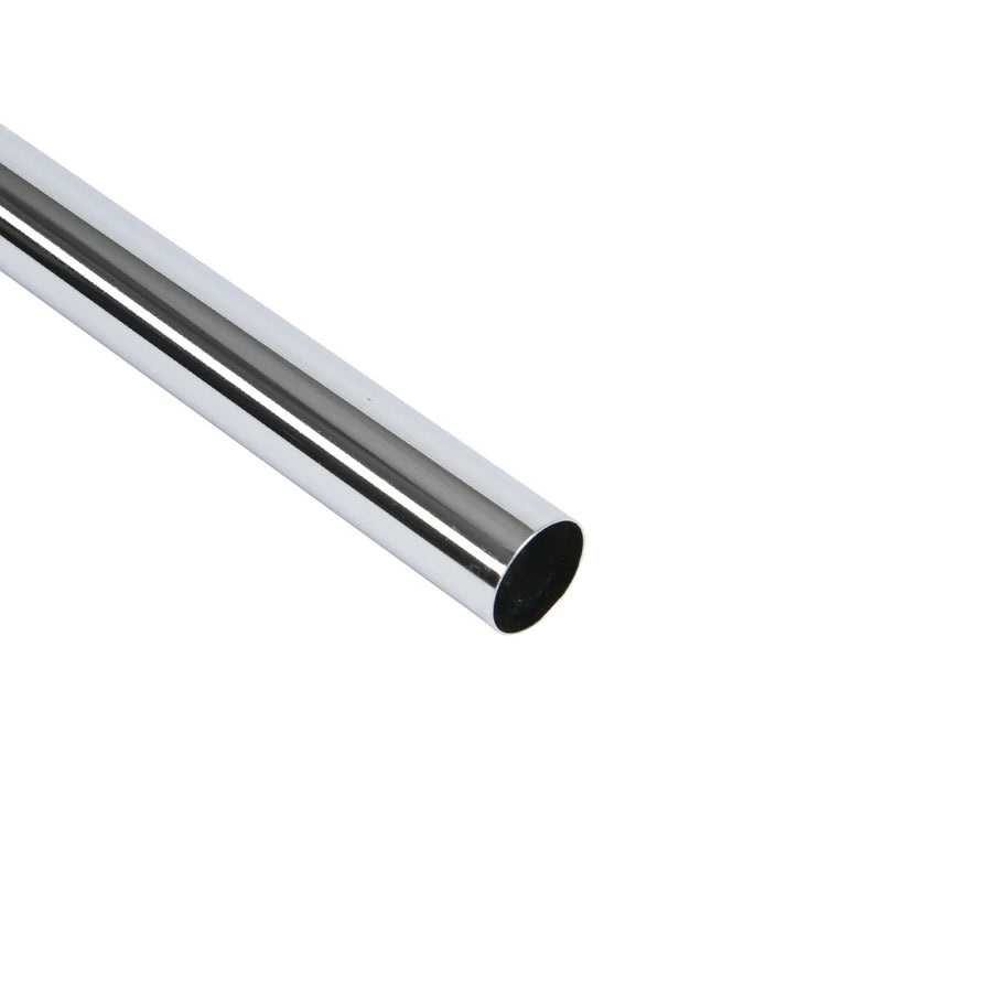 WARDROBE TUBE 25MM X 2MTR  CHROME