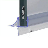 SEAL 4-6MM GLASS SHOWER SEAL 16MM FIN WITH DEF 1M