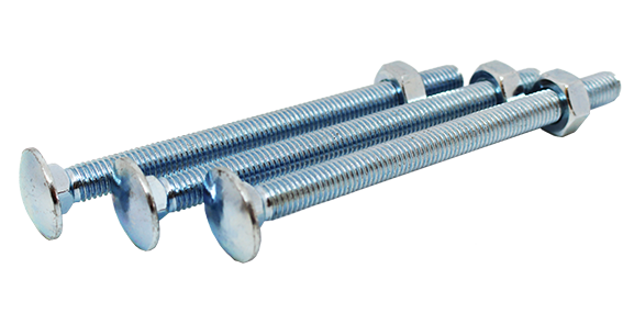 SQUARE HEX BOLT/NUT/WASHER  M12 X 130MM(2PKT)