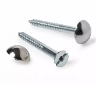 MIRROR SCREWS/WASHERS CHROME HEAD 31MM