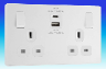 ELECTRICAL PCD CL 13A SP 2G SW SKT+USB A+C (22W)