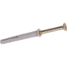 NYLON HAMMER FIXINGS M6X100  (10)