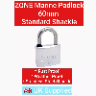 PADLOCK  BOXED  ZONE 60MM MARINE