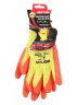 GLOVES ORANGE /CREAM LATEX LARGE