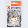 No.4 Picture Hooks Brassed
