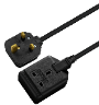 1G 5M 13AMP  HD EXT LEAD BLACK