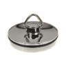 Bath plug 1.3/4" chrome + chrome chain