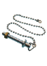 Basin chain & stay 12" chrome