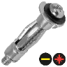 RAW PLUG M8 X 80MM  (50)