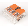 WAGO 221-412 3 WAY COMPACT CONNECTOR( 5 PACK)