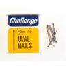 Wire Nails  Oval - Bright Steel (Box Pack) 40MM