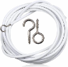 CURTAIN WIRE LENGTH  108"   (9')