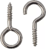 CURTAIN WIRE HOOKS &  EYES (5 Pair Pack)