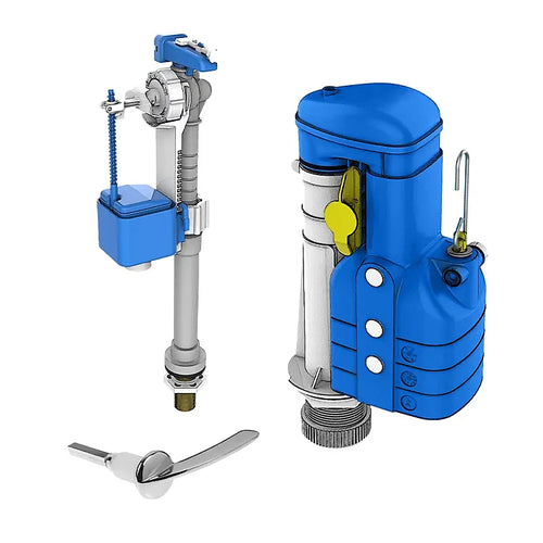 Complete repair kit for lever operated toilet cisterns