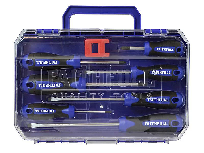 Soft Grip Screwdriver Set, 8 Piece