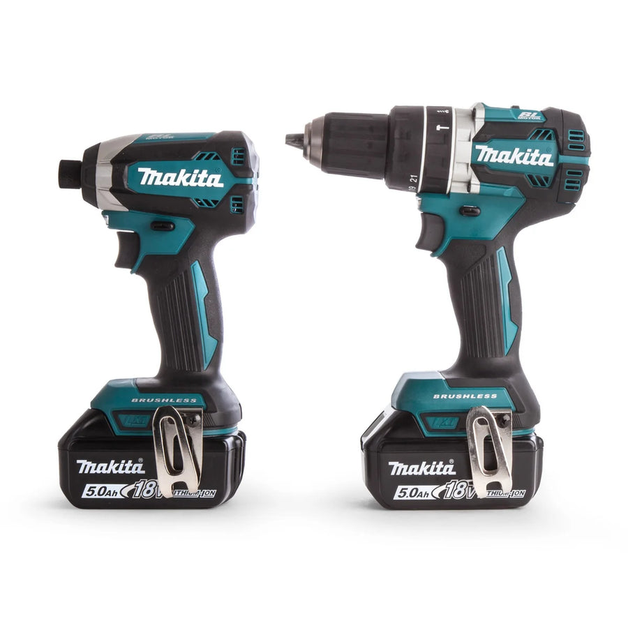 Makita DLX2180TJ LXT 18V Combi Drill & Impact Driver Twin Pack (2 x 5.0Ah Batteries)