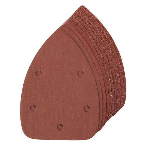 SANDING SHEETS  HOOK & LOOP  140MM 10PCE 4 X