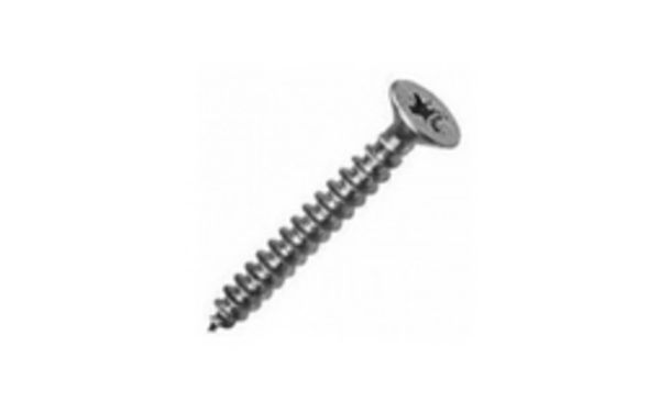 Screws Twin Thread CSK Pozi BZP 8 x 1-inch (11 Pack)