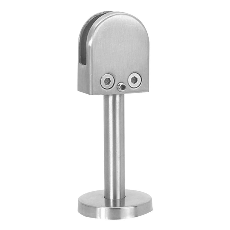 GLASS CLAMP 7100L   53X43X24  (8-10MM)  SATIN 40MM LEG